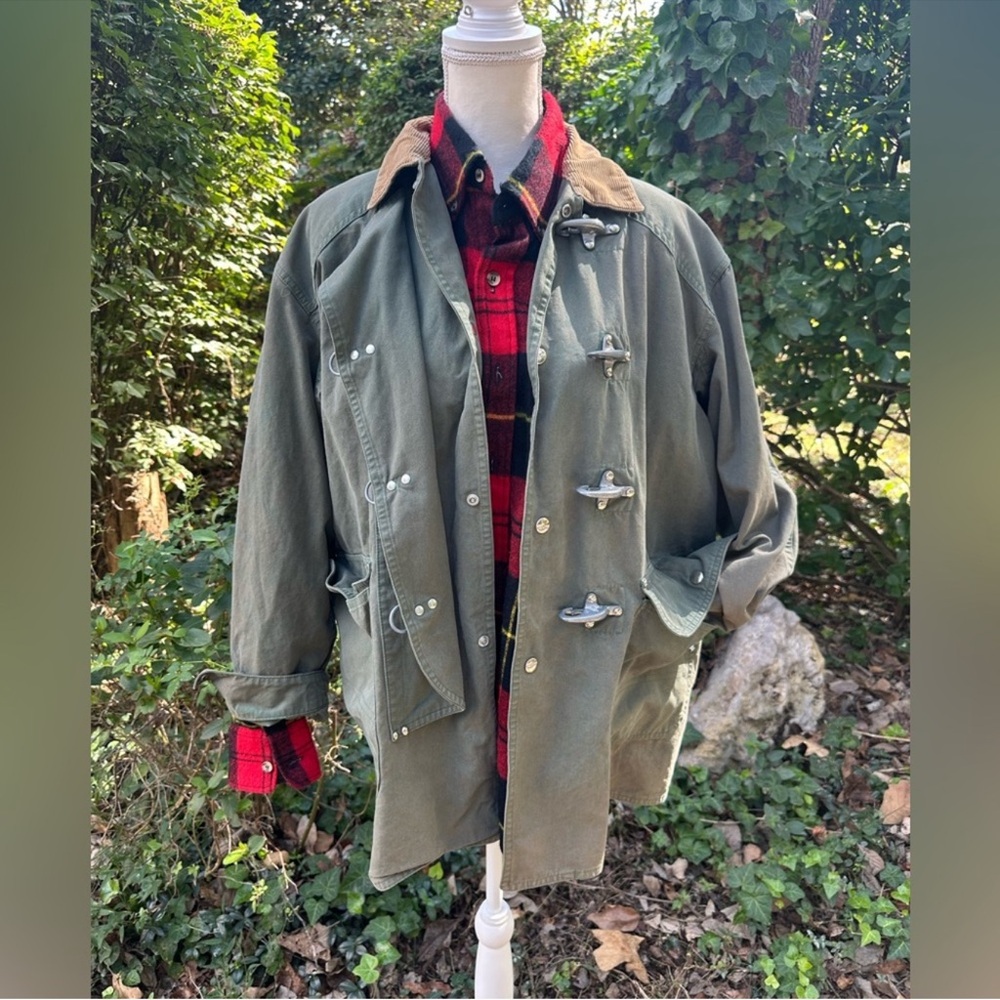 Vintage Ralph Lauren Green Utility Jacket Size M